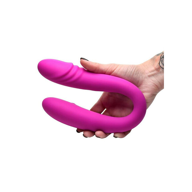 Double Down Rechargeable Silicone Double Dildo