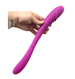 Double Down Rechargeable Silicone Double Dildo