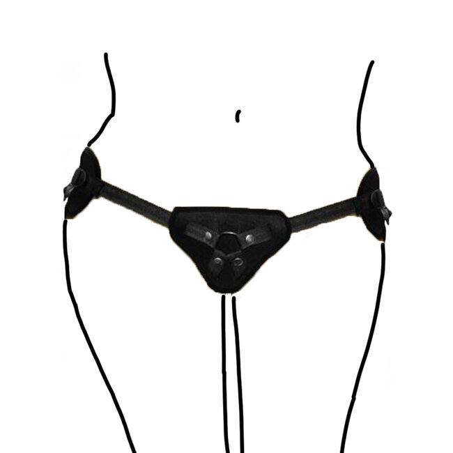 Curvy Noir Strap-On Harness