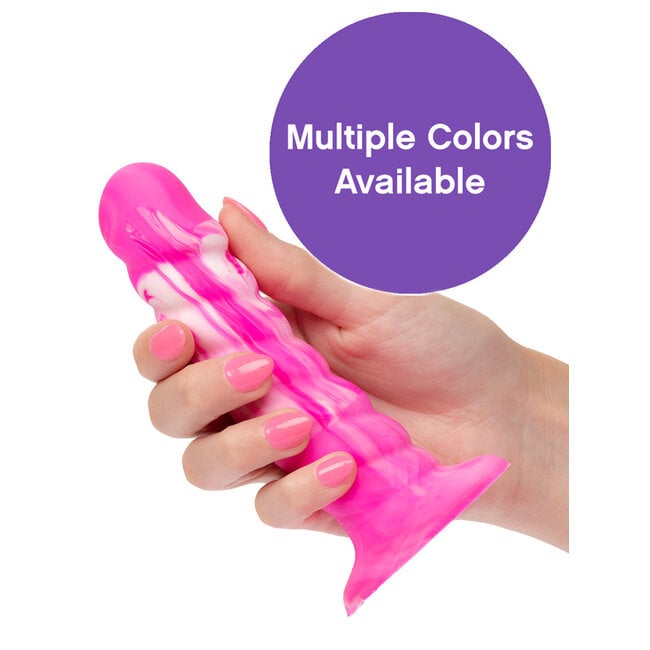 Calexotics Twisted Love Ribbed Dildo