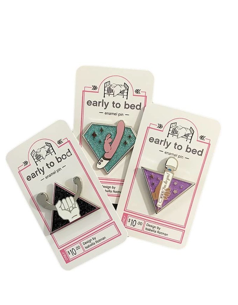 Sex Toy Pins Early To Bed 