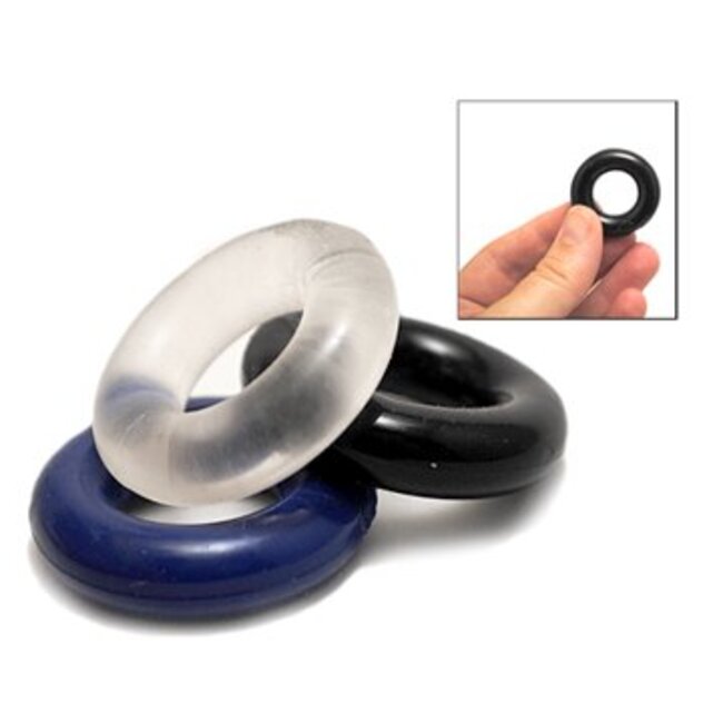 Blush Cockring set: Stretchy 3 (Blush Stay Hard Donut)