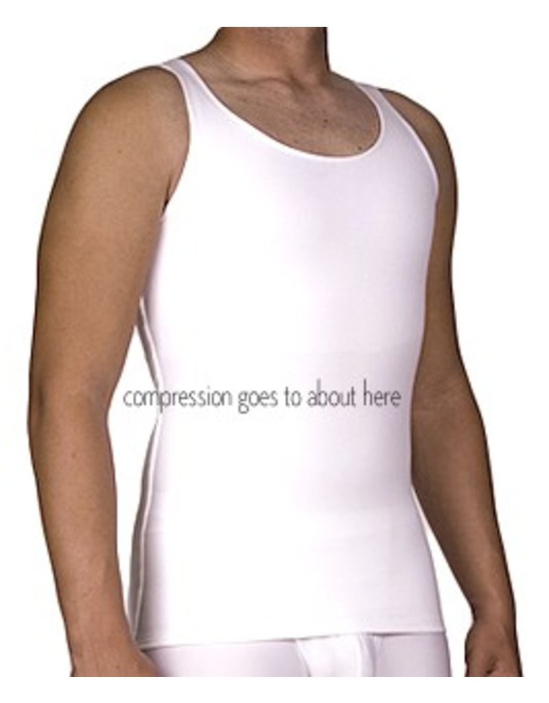 New Underworks Extreme Cotton Lined Compression Tank Top White