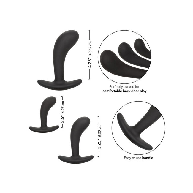 Calexotics Silicone Prostate Plug Kit