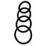 Rubber O-Ring set of 4