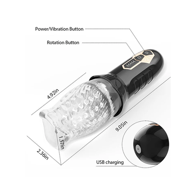 Megga The Cyclone Rotating Blow Job Simulator