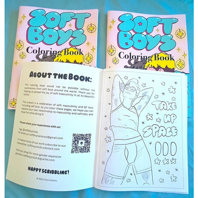 SoftBoysClub Soft Boys Coloring Book