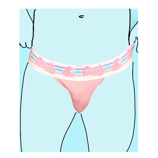 Crushworthy Pastel Pink Jock Strap