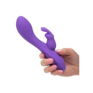 Calexotics Flex Bend & Hold Double Rumbler Rabbit Vibe