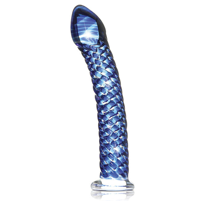 Icicles No. 29 Ribbed Glass G-Spot Dildo