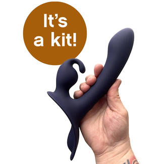 Evolved Novelties Giving Vibes Strap-On Vibrator