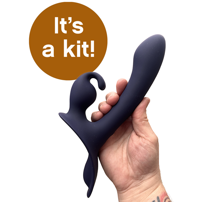 Evolved Novelties Giving Vibes Strap-On Vibrator