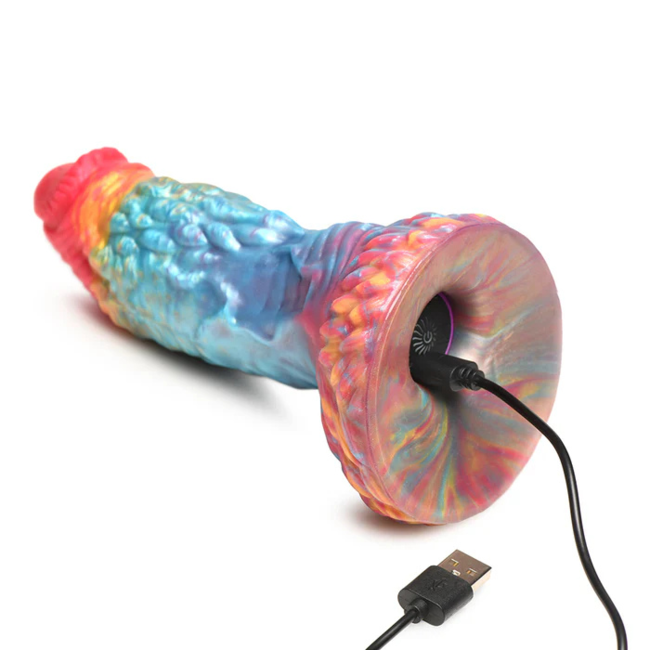 Rainbow Phoenix Vibrating Dildo