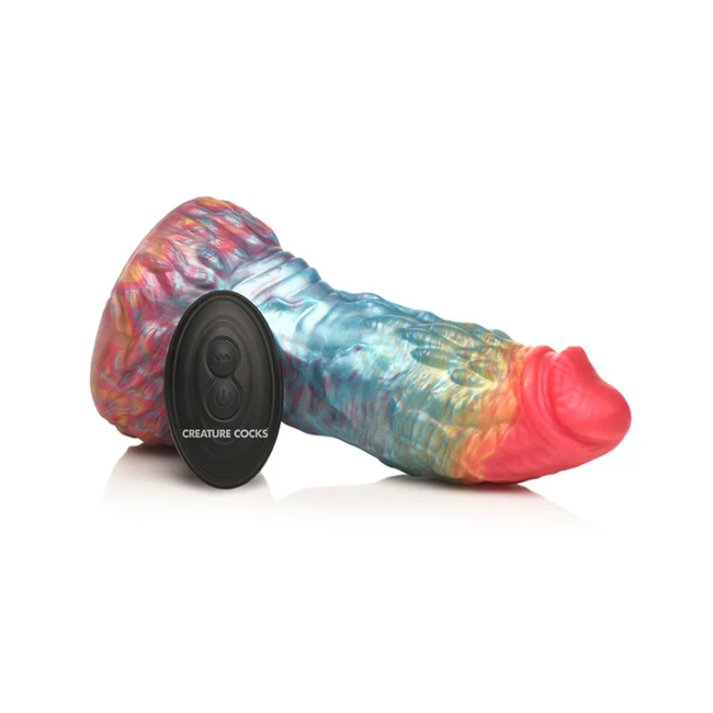 Rainbow Phoenix Vibrating Dildo