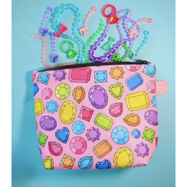 Peach Fuzz Gemstone  Stash Bag