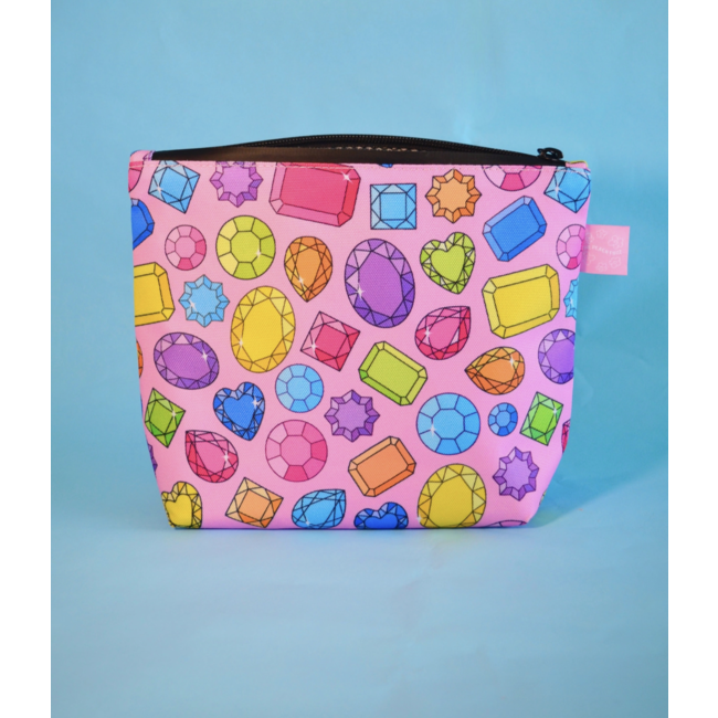 Peach Fuzz Gemstone  Stash Bag