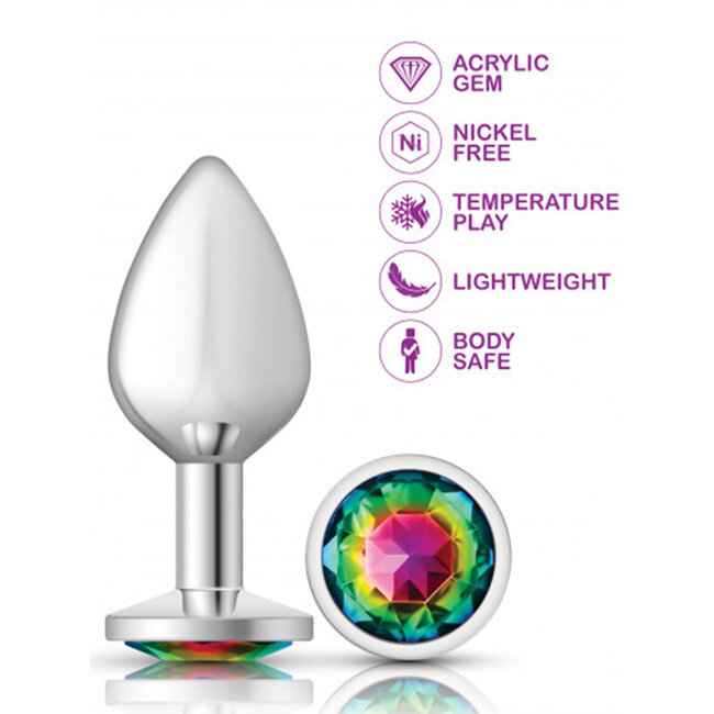 Viben Cheeky Charms Rainbow Crystal Plug