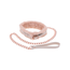 Peaches 'n Creame Fur Collar & Leash