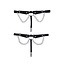 Sex & Mischief Chain Lace Garters