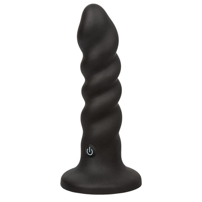 Calexotics Onyxxx Rippled Vibrating Dildo