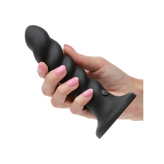 Calexotics Onyxxx Rippled Vibrating Dildo