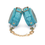 Liebe Seele Blue Leather Wrist Restraints