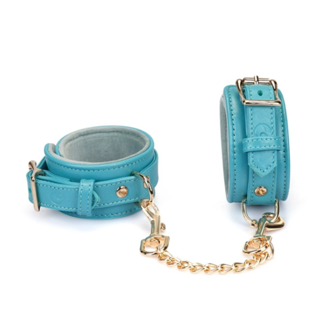 Liebe Seele Blue Leather Wrist Restraints