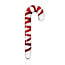 Pipedream Candy Cane Glass Dildo
