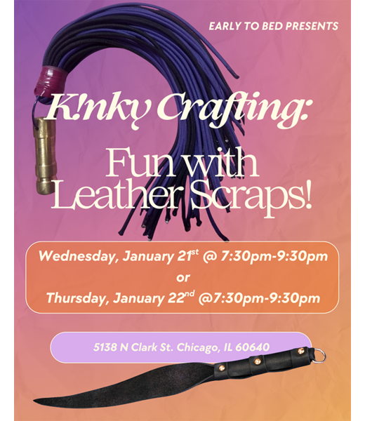 Workshop: Kinky Crafting - Fun with Leather Scraps