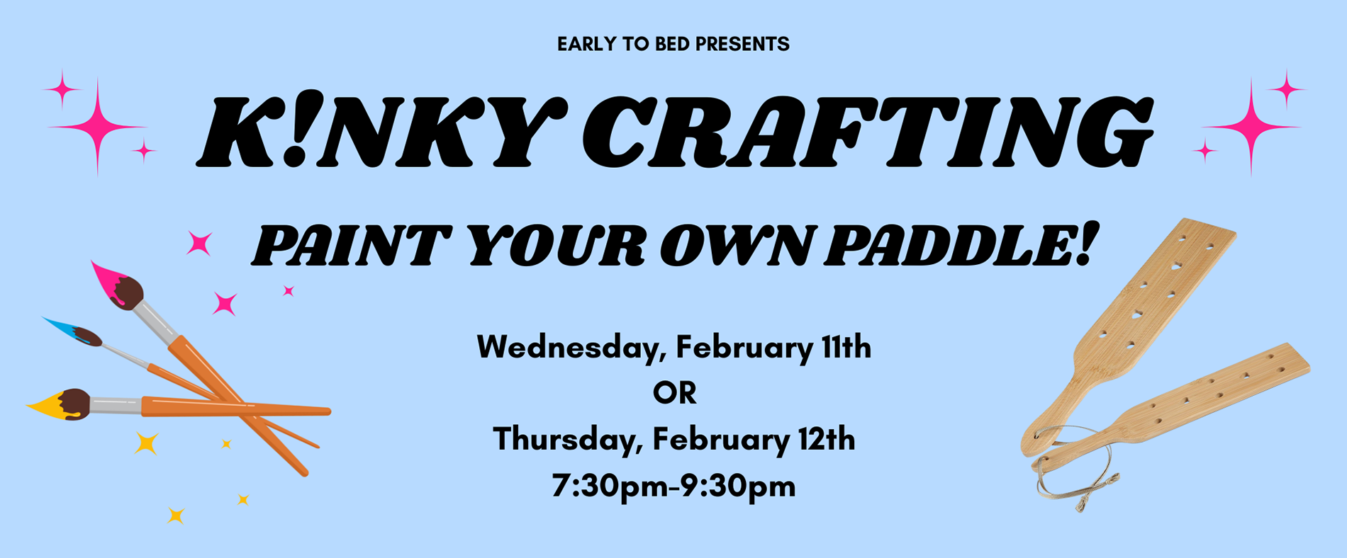 Kinky Crafting - Paint Your Own Paddle