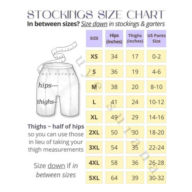 Uye Surana Emerald Hearts of Venus Stockings