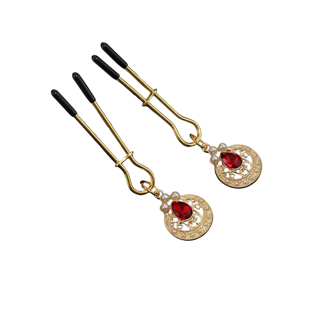 Liebe Seele Jeweled Pearl Nipple Clamps