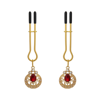 Liebe Seele Jeweled Pearl Nipple Clamps