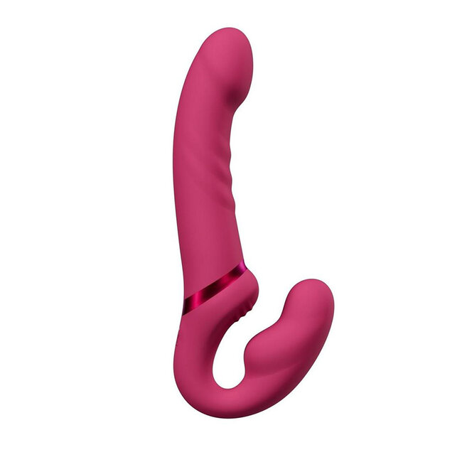 Lovense Lapis Rechargeable Silicone App Control Dual End Strapless Strap-On