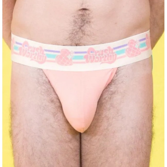 Crushworthy Pastel Pink Jock Strap