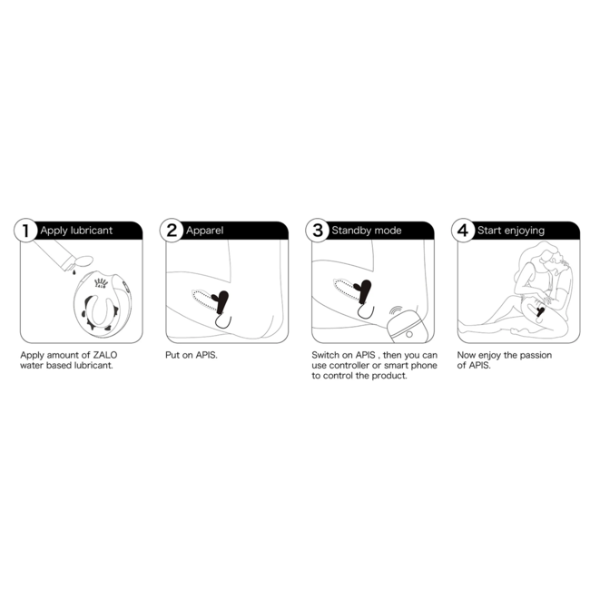 Zalo Apis Vibrating Couple's Ring