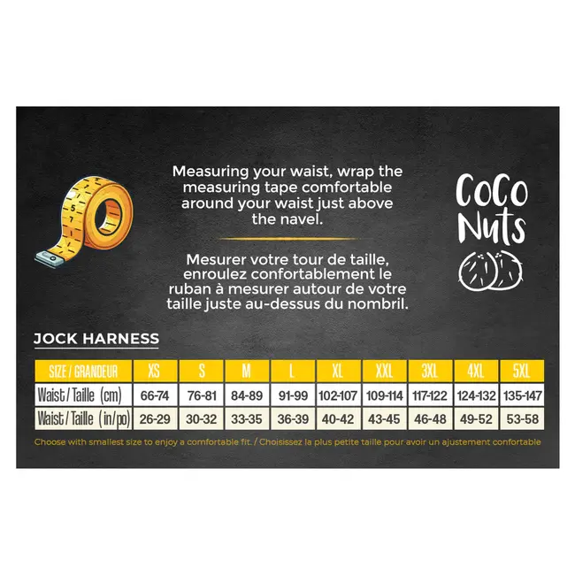 Banana Prosthetics Coconuts StP & PackerJock Harness