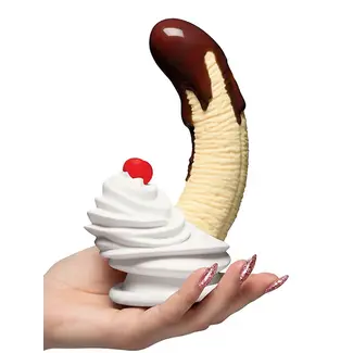 Curve Novelties Chocolate Dipped Banana Split Dildo