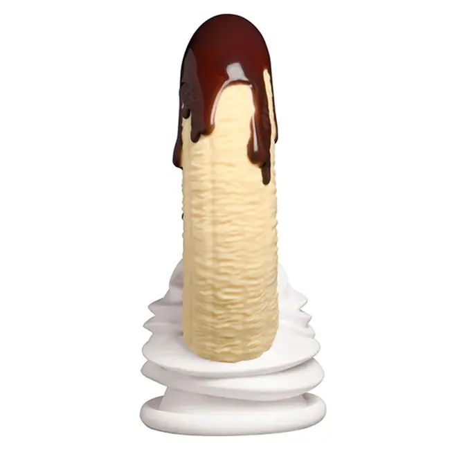 Curve Novelties Chocolate Dipped Banana Split Dildo