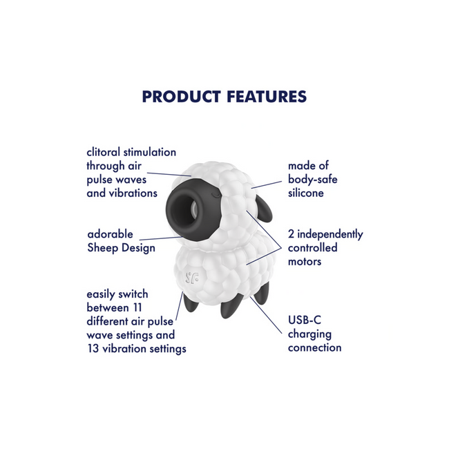 Satisfyer Dreamy Sheep Air Pulse Vibrator
