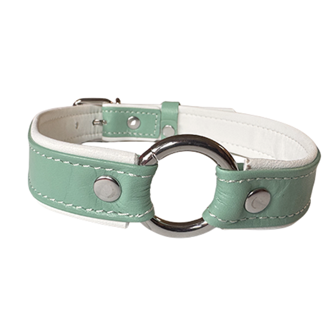 Liebe Seele Heron Leather Mini O Ring Collar