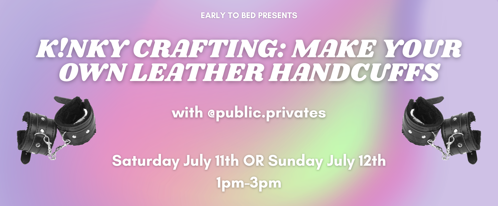 Kinky Crafting - Make Your Own Leather Handcuffs