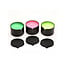 Blacklight Reactive Drip Candle Set of 3