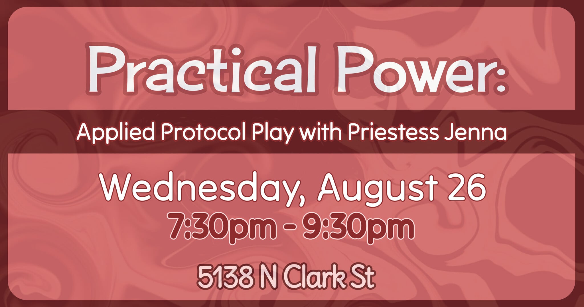 Workshop: Practical Power- Applied Protocol Play with Priestess Jenna
