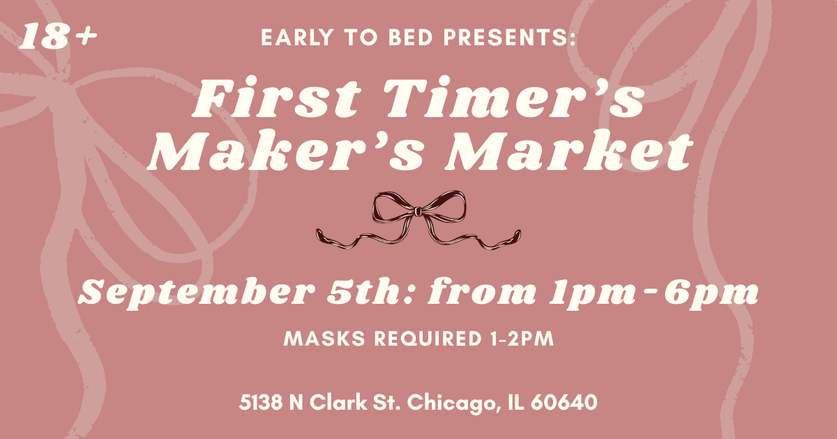 First Timer's Market September 5th