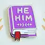 misomomo Misomomo Book Pronoun Pins