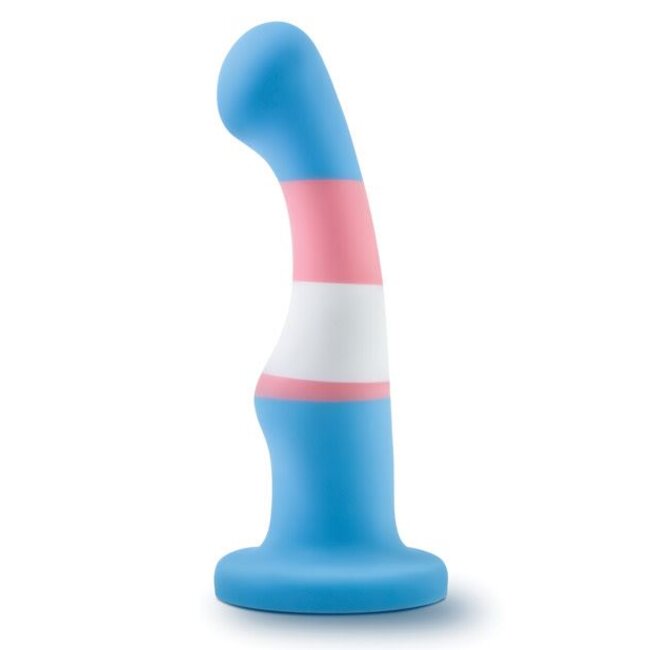 Blush Avant Pride Dildo: Trans Flag