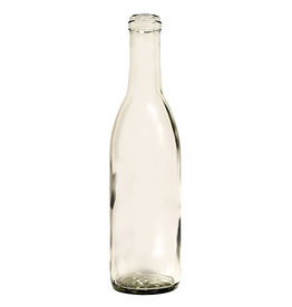 LD Carlson 375 mL Clear Semi-Bordeaux Bottles