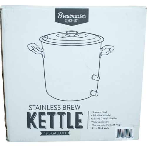 Brewmaster 25 Gallon Brewmaster Stainless Steel Brew Kettle
