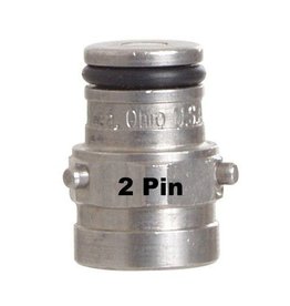 Foxx Equipment Company Pin Lock Gas Post (2-Pin)(Cornelius)(19/32-18)
